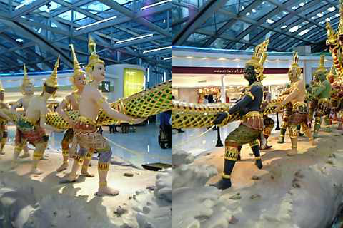タイの空港の神様